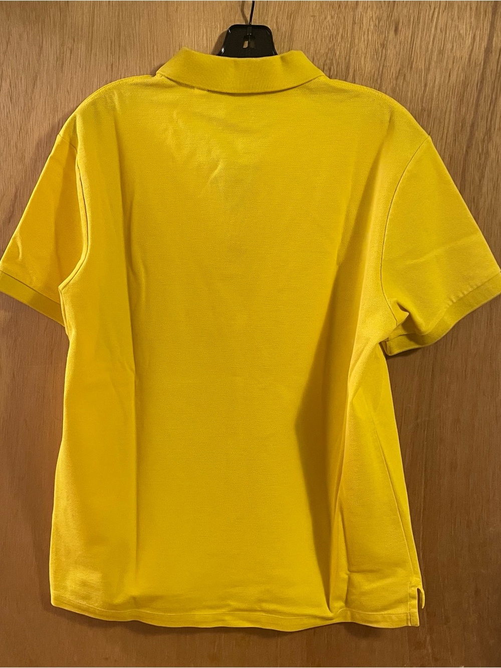 Burberry Yellow Polo with Signature Check Placket Xl - Picture 4 of 10
